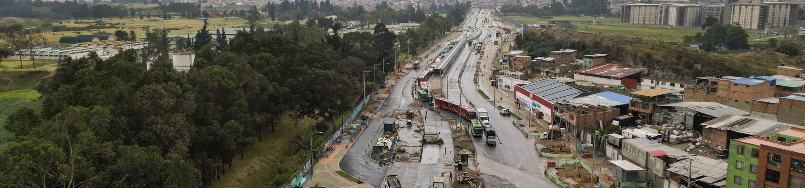 La extensión de la avenida Caracas Sur avanza: la estación Danubio