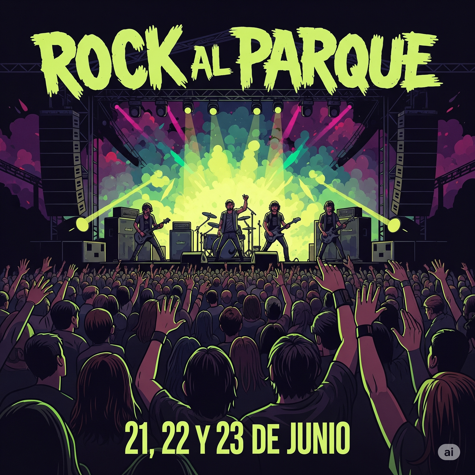 ¡Prográmate! Mira los horarios y las bandas completas en Rock al Parque 2025