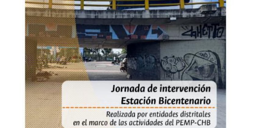 Este viernes 25 de julio, jornada de intervención en la estación Bicentenario