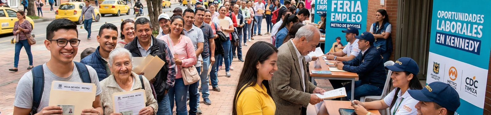 Kennedy Impulsa Empleo: 500 Vacantes del Metro en Feria Local