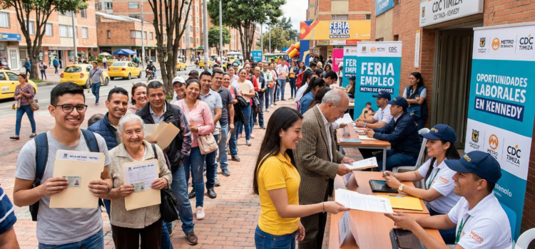 Kennedy Impulsa Empleo: 500 Vacantes del Metro en Feria Local