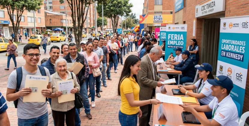 Kennedy Impulsa Empleo: 500 Vacantes del Metro en Feria Local